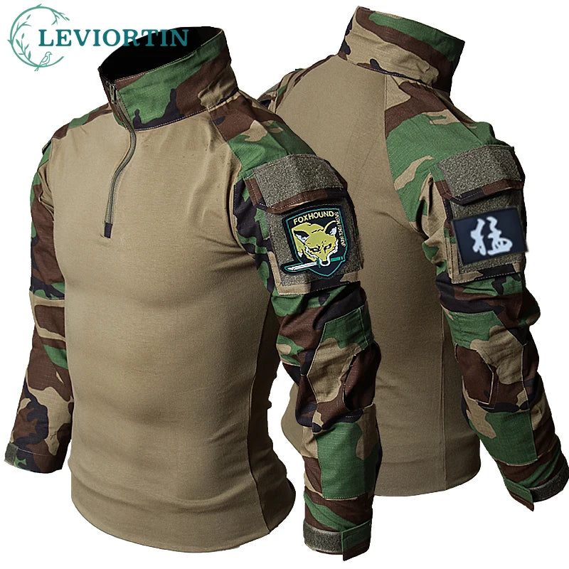 New Men's Frog Suit Airsoft Outdoor Clothes Paintball SWAT Assault Uniform Shirts and Pants for Men