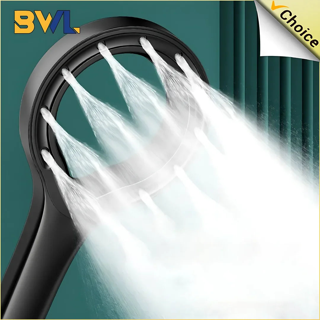 Heart Ring Spray Booster Shower Heads High Pressure Shower Head Home Shower Sets Bathroom Rain Shower Mixer Bathroom Accessories