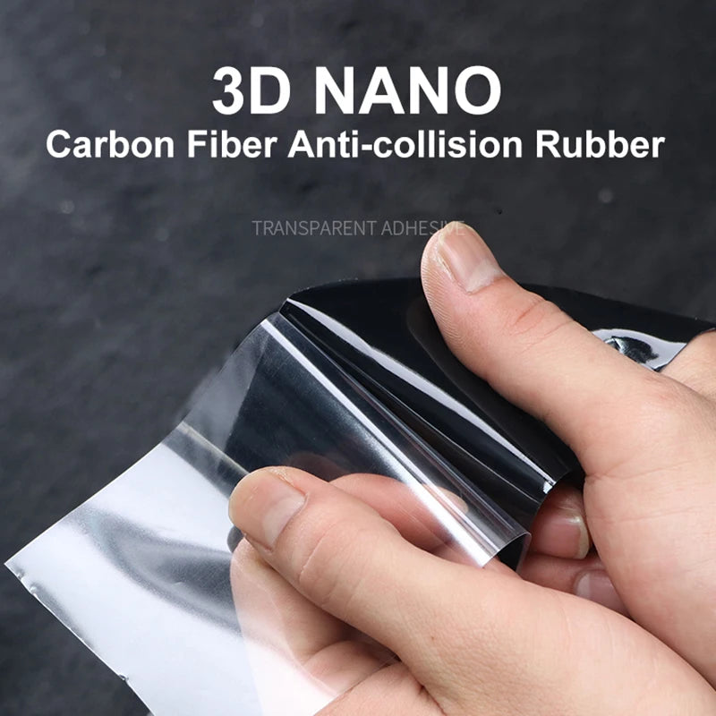 3D Carbon Fiber Car Sticker Anti Scratch Door Sill Protector Door Nano Waterproof Threshold Protective Film for Whole Car Body