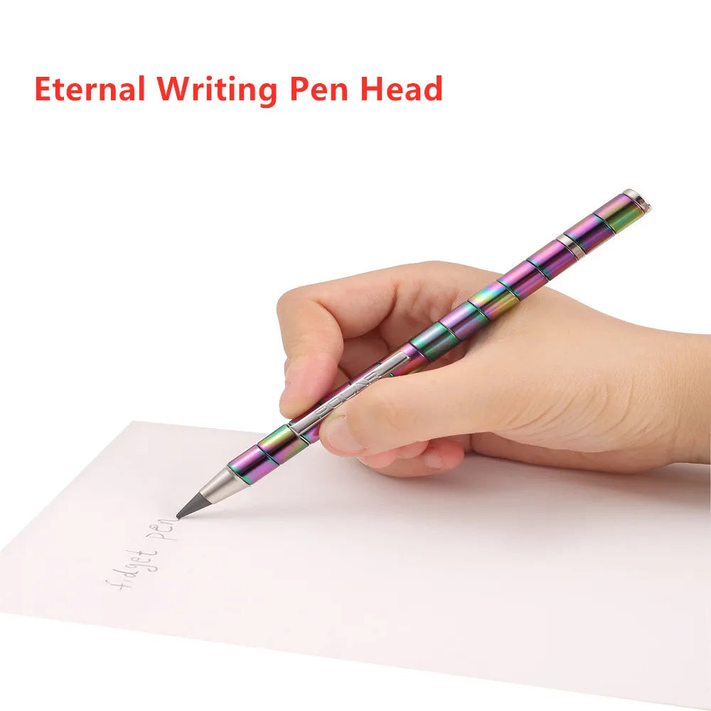 Fidget Pen Writing Spinning Antistress Stylus Pen Hand Finger Rotating Stress Reliever Magnetic Multifunction Capacitive Pen