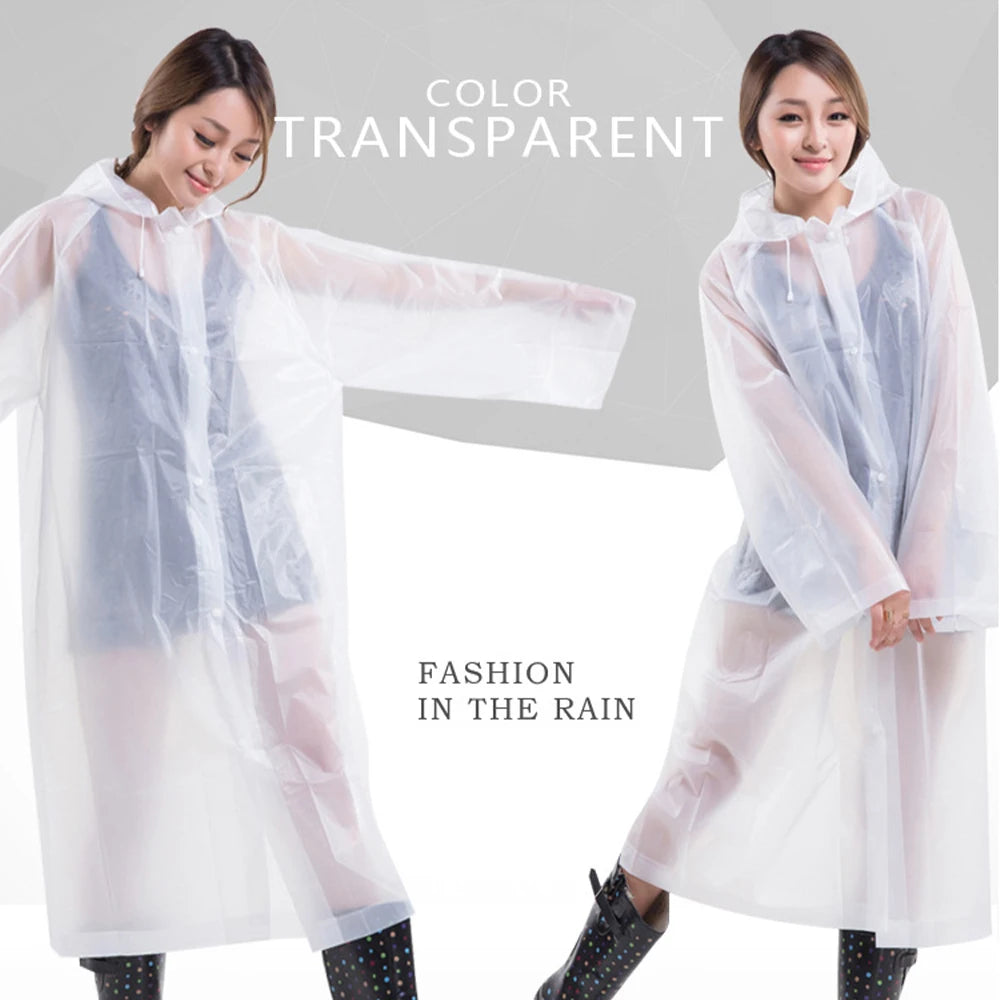 Raincoat Women Men Impermeable Thickened Waterproof Raincoat Tourism Outdoor Hiking Rain Poncho Raincoat Hooded Rain Coat