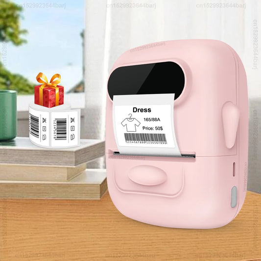 P50 Thermal Label Printer Similar as Marklife P50 E210 M110 Labeling Machine Wireless Bluetooth Label Maker or 1PK Label Sticker