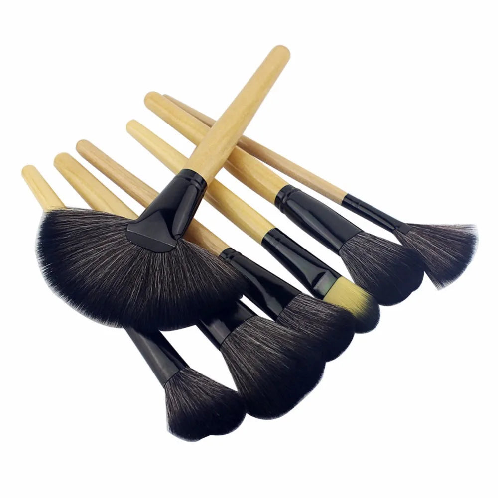 32 PCS Pincel de Maquiagem Make Up Brushes Profissional of Makeup Brush set + Black Leather Bag