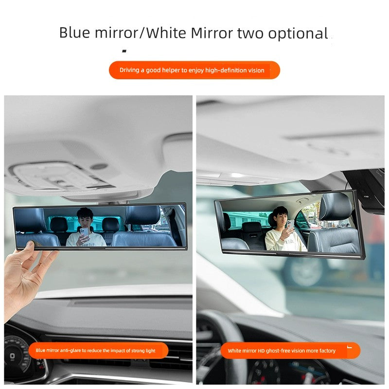 Car Rearview Mirror Neutral Car Reversing Blind Spot Assist Large View Reflector Restoration Flat Anti-Glare Mirror