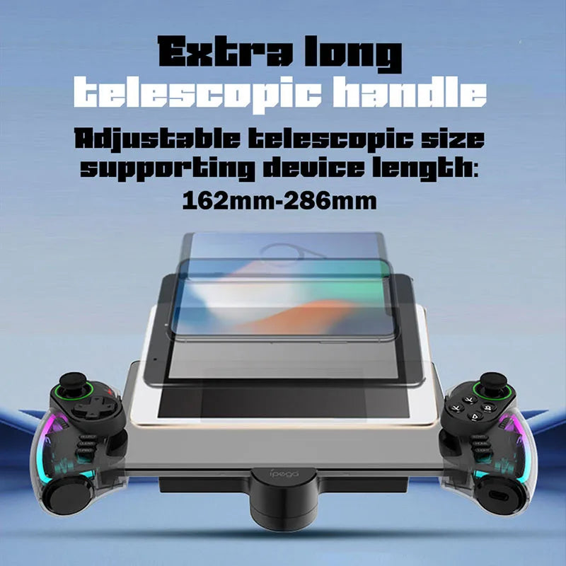 Ipega PG-9777S Bluetooth Gamepad For Nintendo Switch Android iOS iPad PC With RGB Light Linear Vibration Stretchable Controller