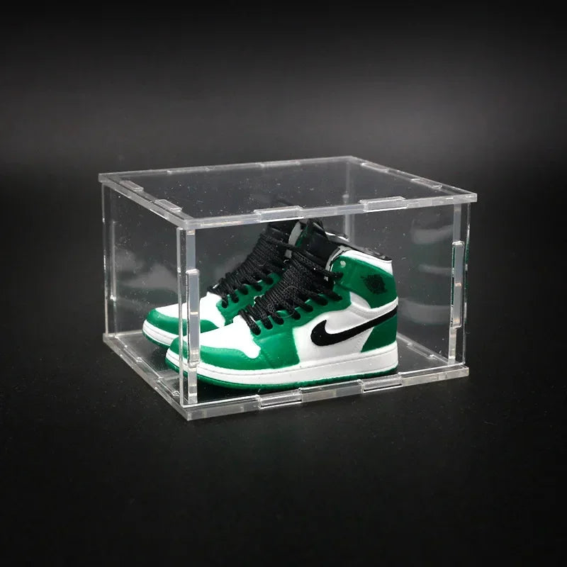 Birthday Gift AJ1 Shoe Model Three-dimensional Sneakers Cake Decoration Car Ornament Jewelry Mini Shoe Model Wall Shoes Gift Box