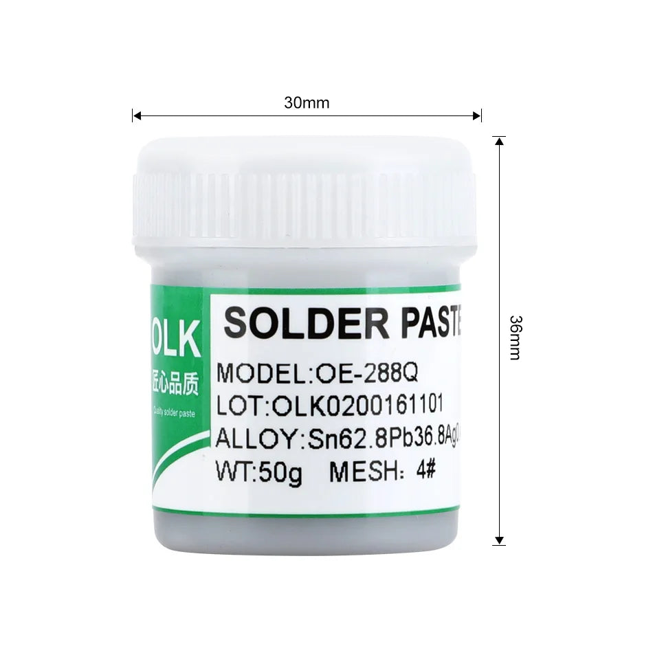 50g Solder Paste Low Temperture For Iphone Repair Smd Pcb Ic Led Bga Flux For Soldering Welding Paste In Mud Cpu