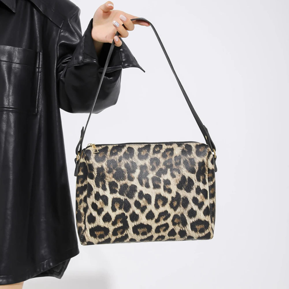 3pcs/set Designer Leopard Pattern Cover Mother Bag Euro-America Style Fashion Handbag Large Women's Tote Bag Ladies Shoulder Bag