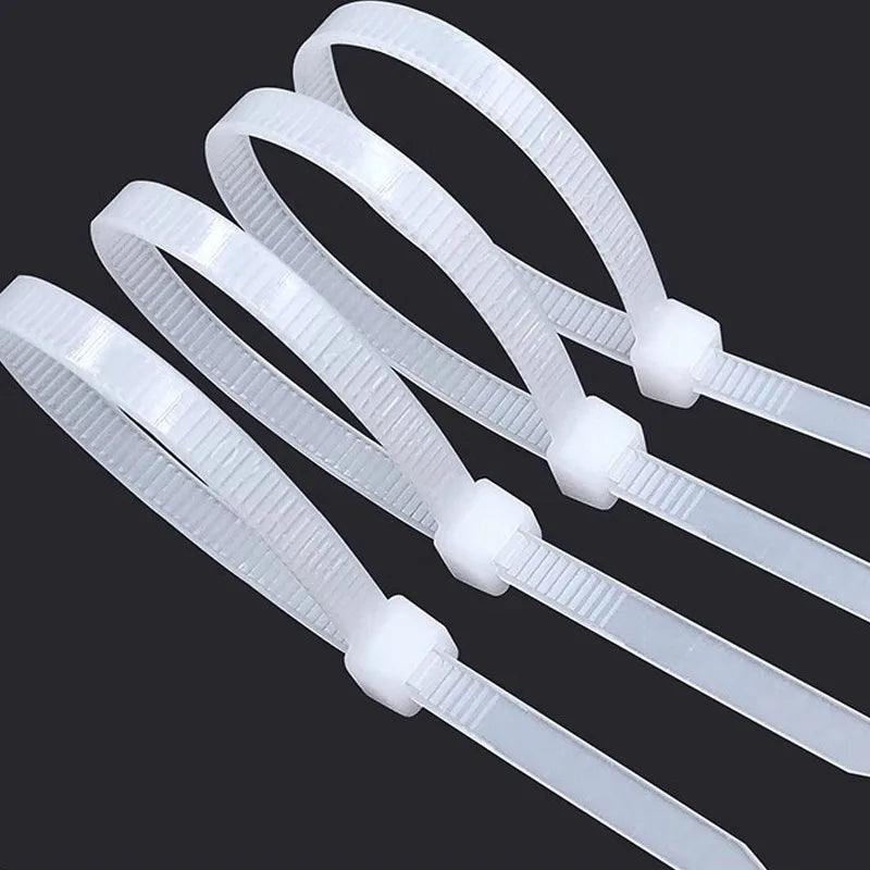 Self-locking plastic nylon tie black cable tie fastening ring cable tie zip wraps strap nylon cable tie set For Home