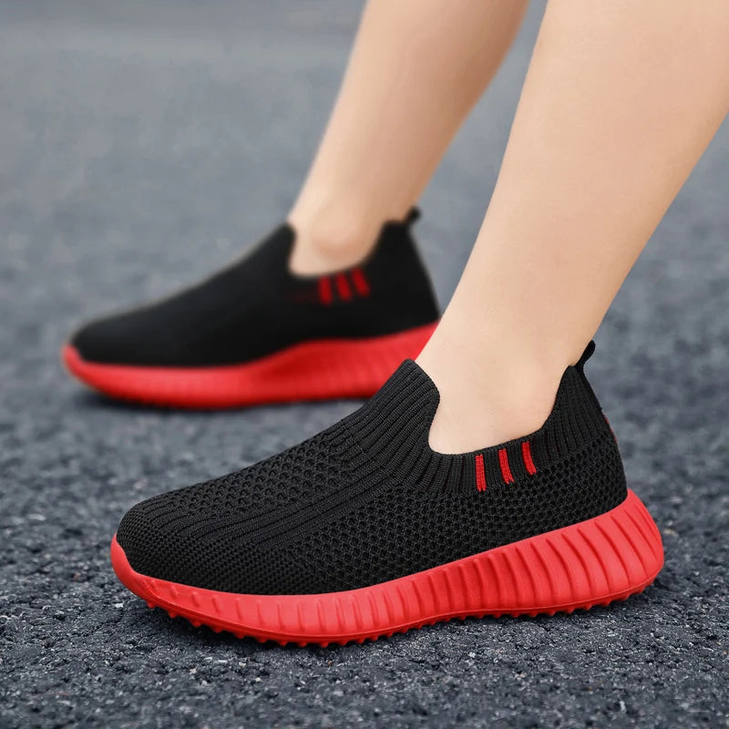 Kids Shoes Boys Running Sport Shoes Children Socks Sneakers Big Girls Breathable Mesh School Shoe Soft Sole Casual Walking Tenis