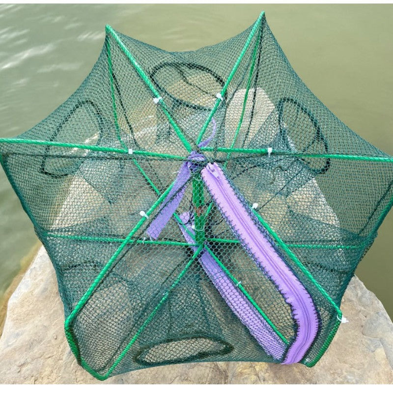 Mesh For Fishing Net/Tackle/Cage Folding Crayfish Catcher Casting/Fish Network Crab/Crayfish/Shrimp/Smelt/Eels Traps fishing