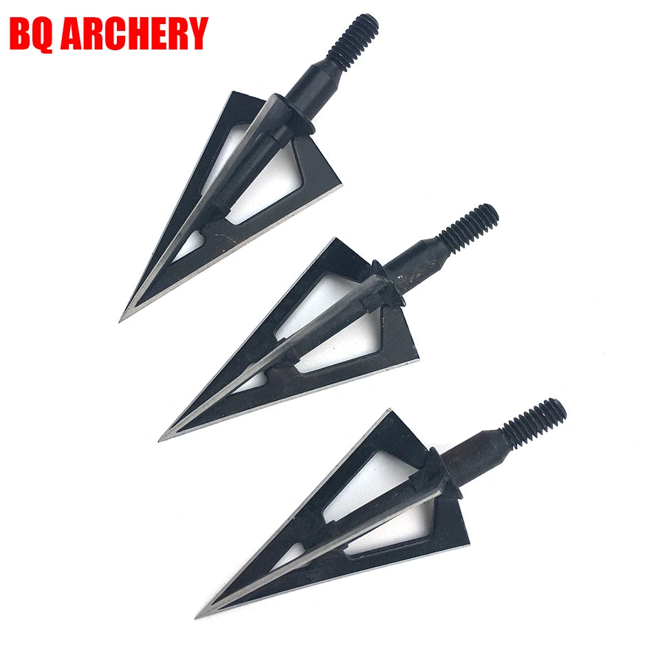 100/125 Grain 3 Blades Arrowhead Tip Point Telflon Surface Treatment Broadhead Bow Hunting Beast Arrow Head