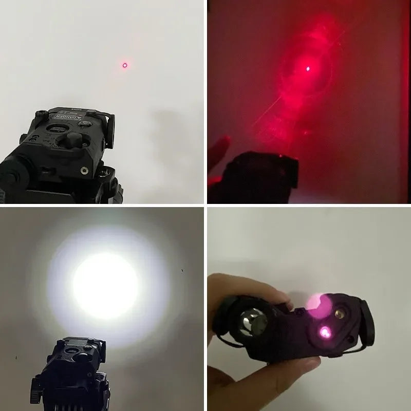 WADSN Airsoft PEQ 15 equipments Red Green Blue Powerful Laser Dot IR Indicator Surefir M600 M600C Flashlight Dual Control Switc