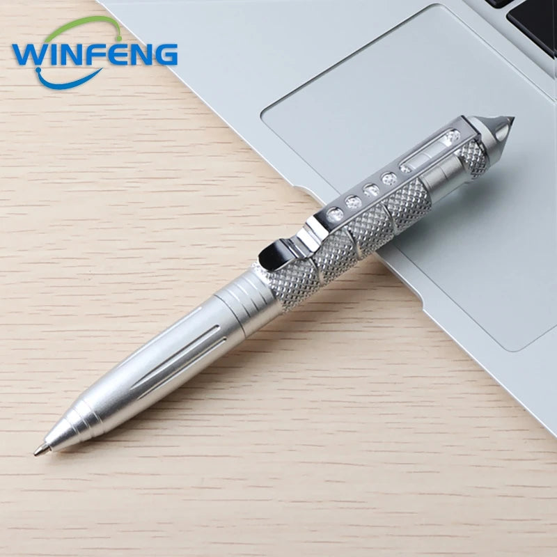 Outdoor Survival Tactical Pen Self Defense Weapons Emergency Hammer Portable Aluminium Self Defense Personal Security Tool