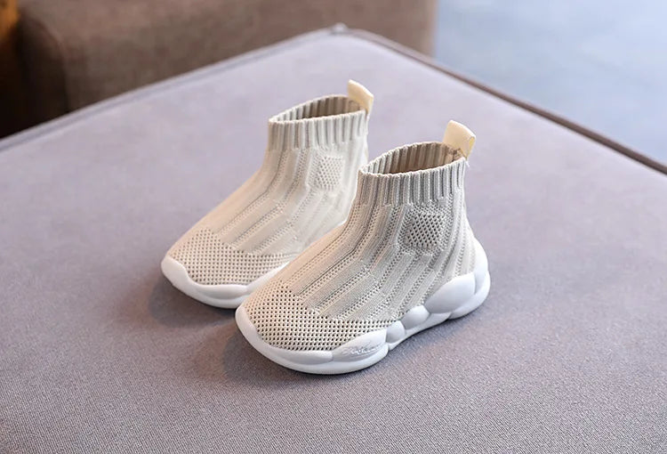 Kids Sock Shoes Knitted Fashion High Top Sneakers for Boys Girls Casual Sport Sock Sneakers 2-6 Years Children Tennis Shoes