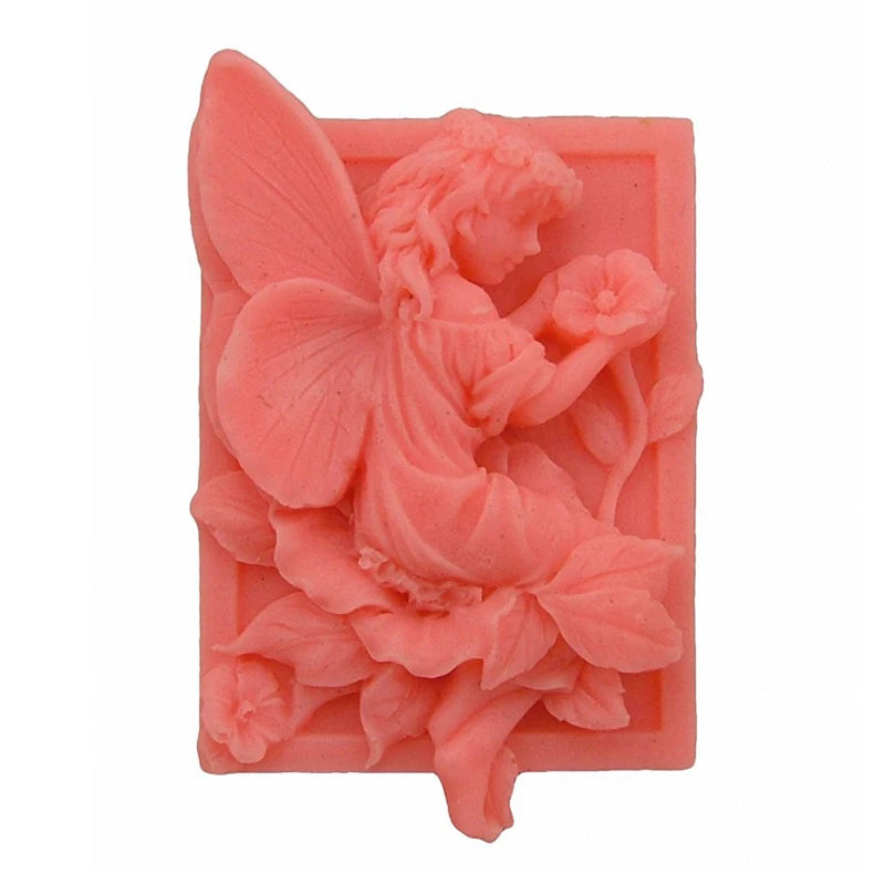 Fairy Angel Flower 3D Resin Clay Silicone Molds DIY Handmade Soap Mold Silica Gel Mould Newest Design