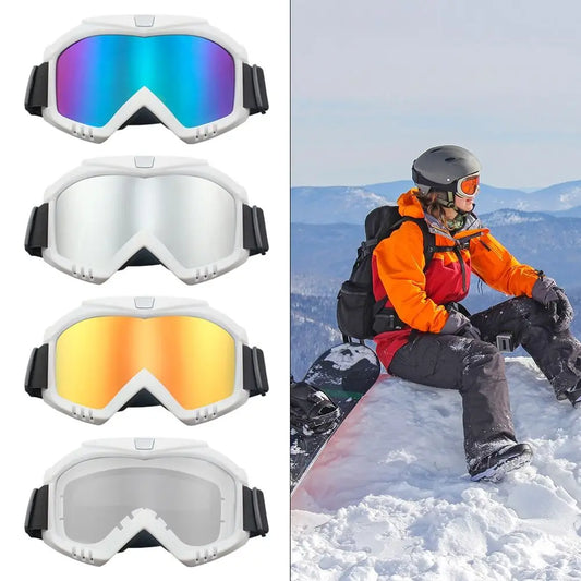 Winter Windproof Skiing Glasses for Women Men Outdoor Sports Moto Cycling Lens Frame Eyewear Goggles Ski Dustproof Sunglasses