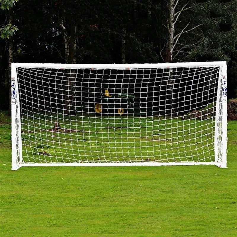 Full Size Football Net For Soccer Goal Post Junior Sports Training 1.8M X 1.2M 3M X 2M Football Net High Quality Soccer Net