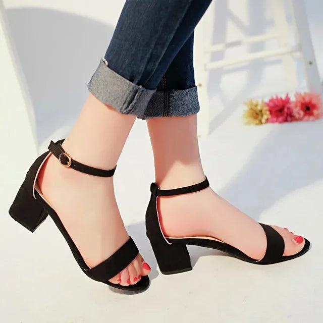 Hot 2022 Summer Women Shoes Pumps Dress Shoes High Heels Boat Shoes Wedding Shoes Tenis Feminino With Peep Toe Casual Sandals