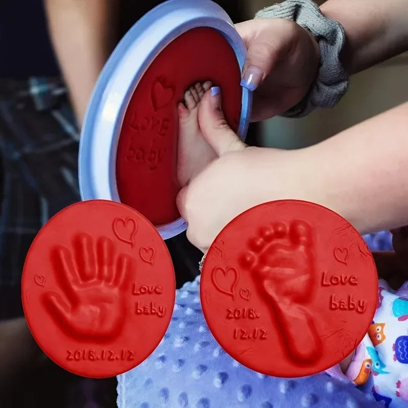 20/40g Baby DIY Hand and Footprint Soft Clay Fluffy Material, Baby Handprint Imprint And Foot Print Mud, Handprint Fingerprint