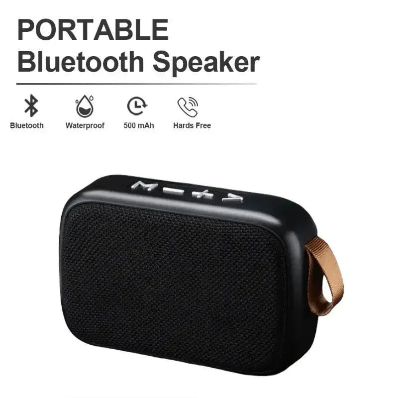 Mini Fabric Speaker Portable Wireless Soundbar Bluetooth 5.0 Outdoor Indoor Sport HIFI Loudspeaker J Support TF Card FM L Radio