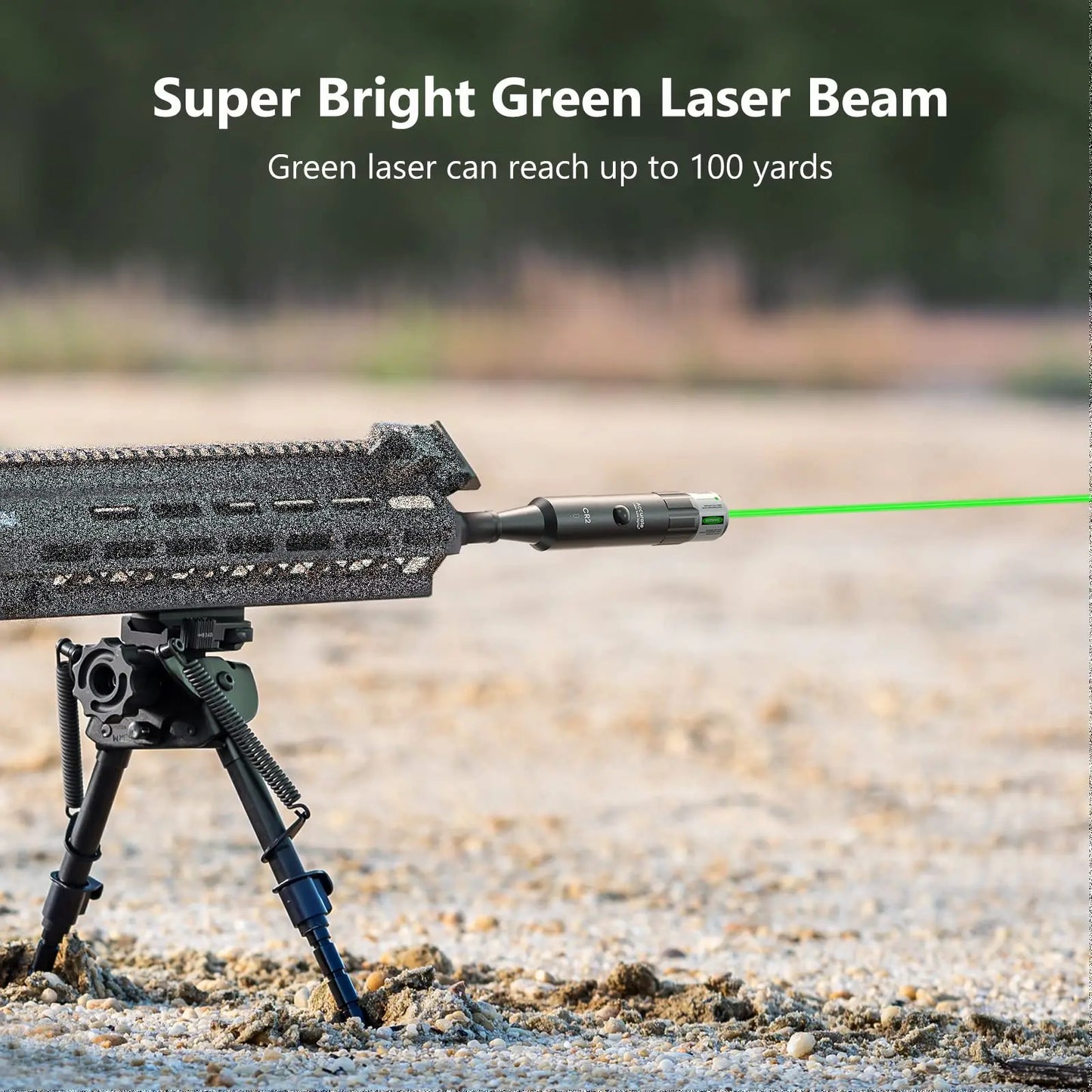 Green Laser Bore Sight Kit for .17 to 12GA Multiple Caliber Universal Bright Sighter with Big Press Switch For Zeroing Scope