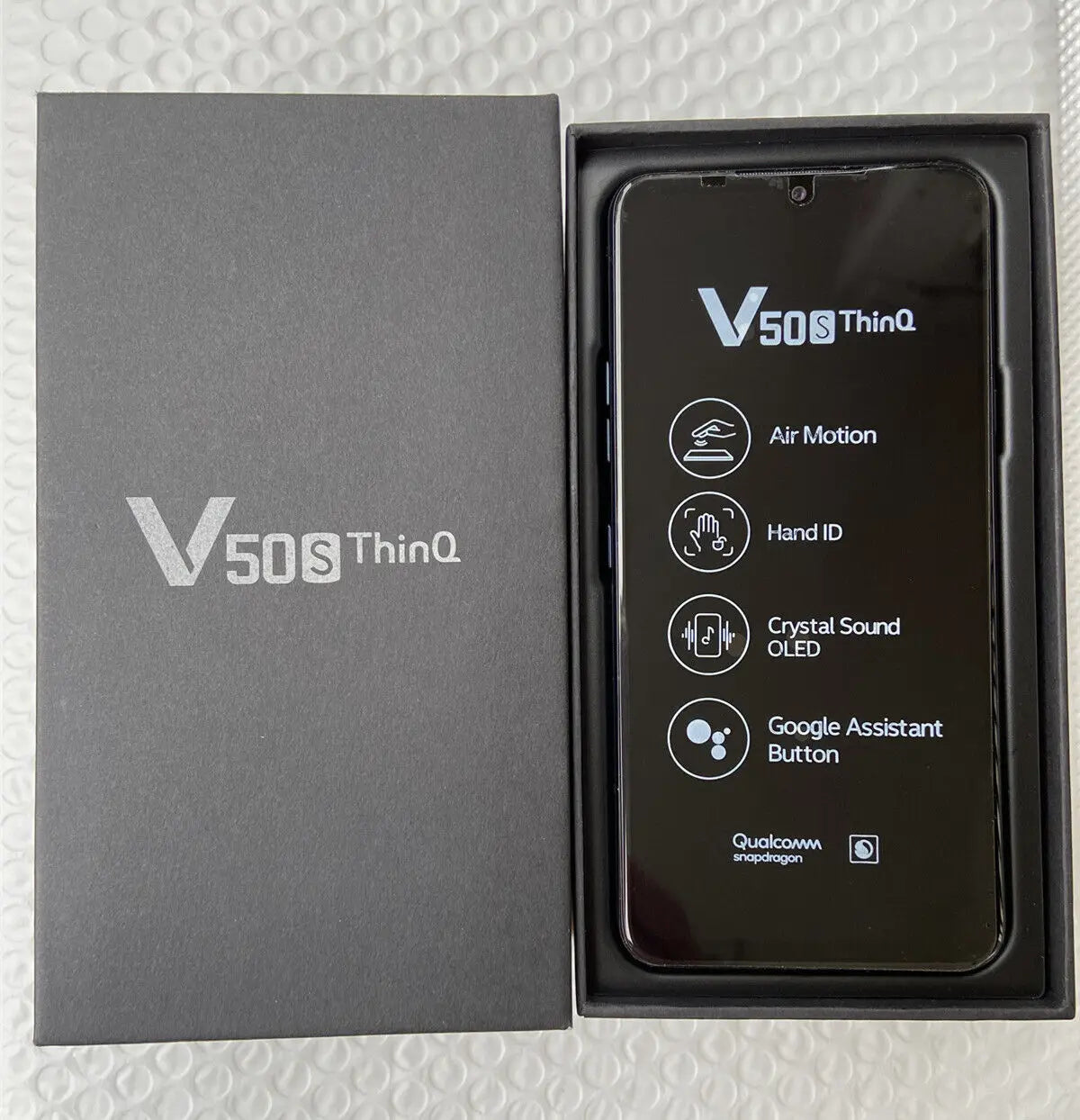 LG V50S 5G ThinQ V510N Mobile 8GB RAM 256GB ROM Android Smartphone Unlocked Original 32MP Camera 4G LTE Fingerprint Cell Phone