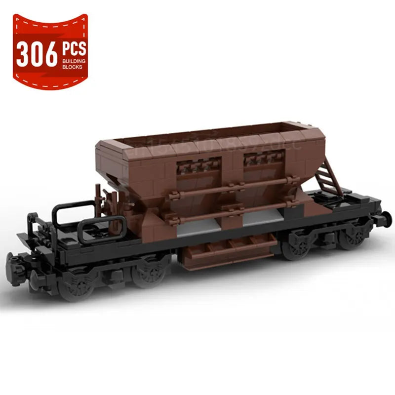 Moc High-Tech City Train Railways Building Blocks Set Retro Steam Train Carriage Bricks Constructor DIY Toys Birthday xmas Gifts