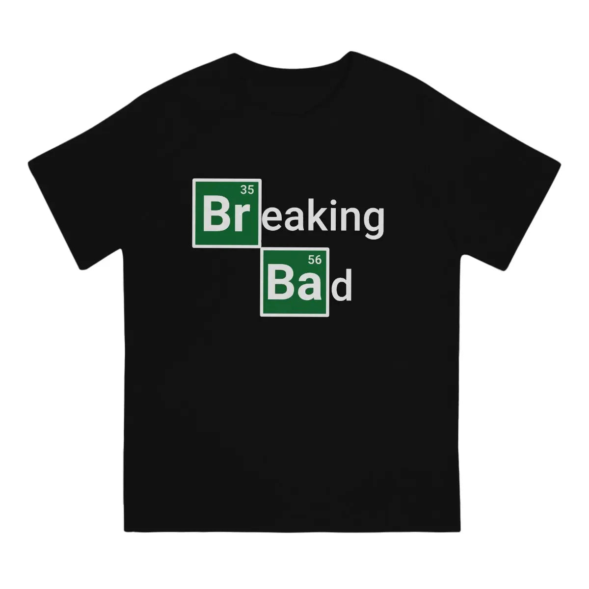 Men's T-Shirts Sign Vintage 100% Cotton Tees Short Sleeve B-Breaking Bad T Shirt Crewneck Clothes Summer