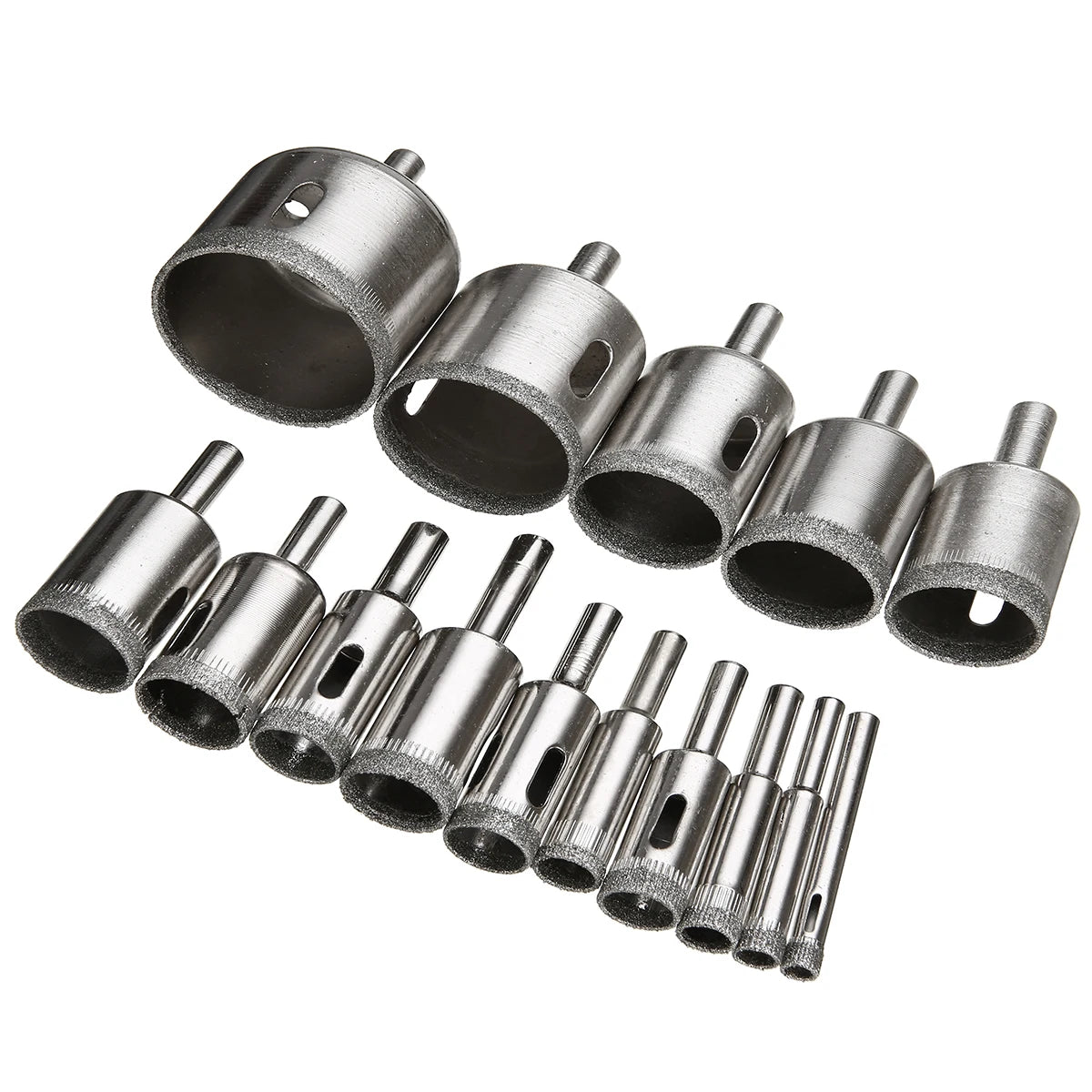 15PCS/SET Diamond Hole Saw Drill Bit Tool 6-50mm Ceramic Porcelain Glass Marble 6/8/10/12/14/16/18/20/22/25/26/28/30/40/50mm