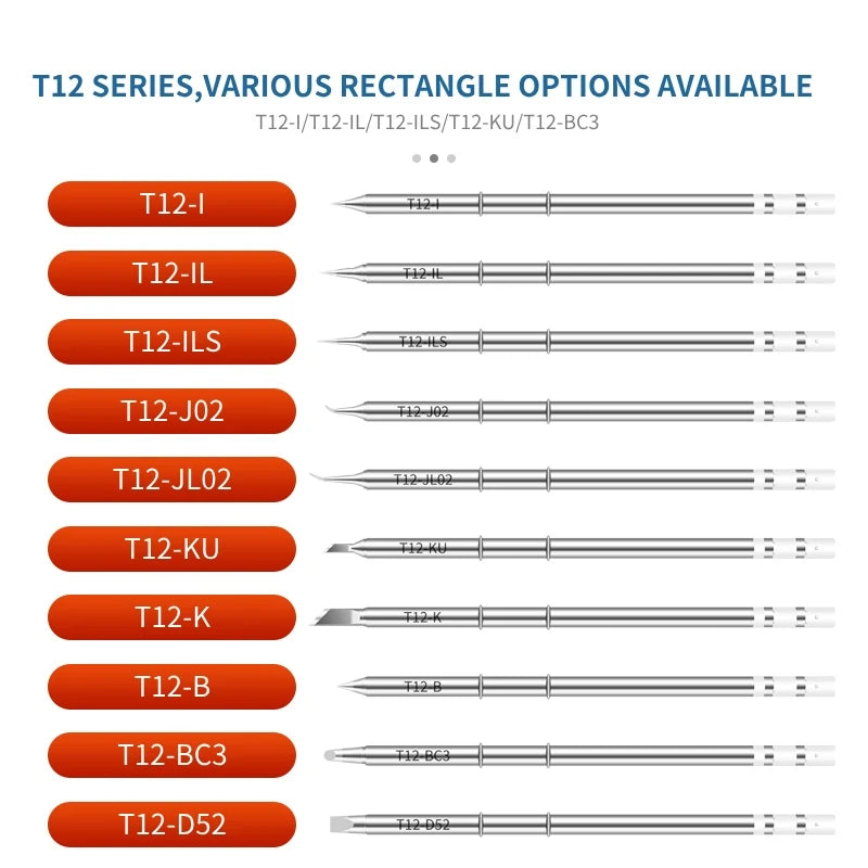 T12 Soldering Iron Tips Welding Tools Electric Soldering Iron For Hakko FX951 T12 Soldering Station Kits