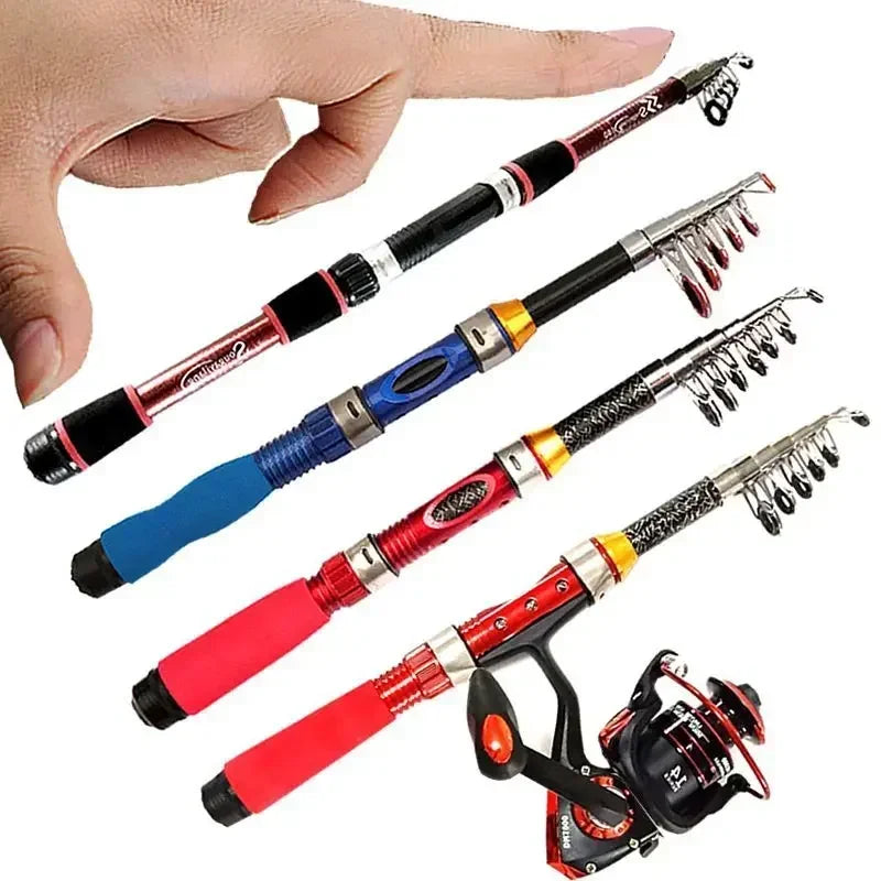 New Short SmallTelescopic Fishing Rod Sea Mini Short Section Telescopic Lure Rod Fishing Gear Fishing Rod Accessorie