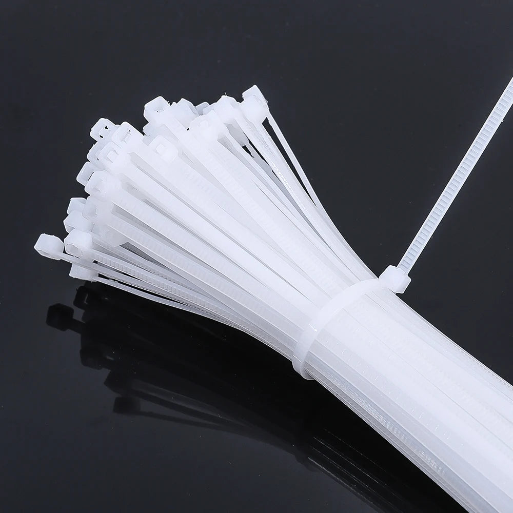 Self-locking plastic nylon tie black cable tie fastening ring cable tie zip wraps strap nylon cable tie set For Home