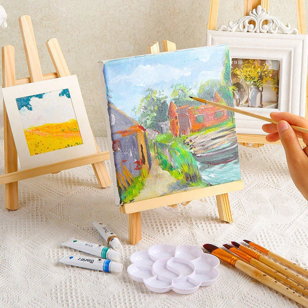 Mini Artists Canvas Art Drawing Board Blank Canvas Painting Frame Acrylic Oil Paint DIY Craft Artist Supplies School Accessories