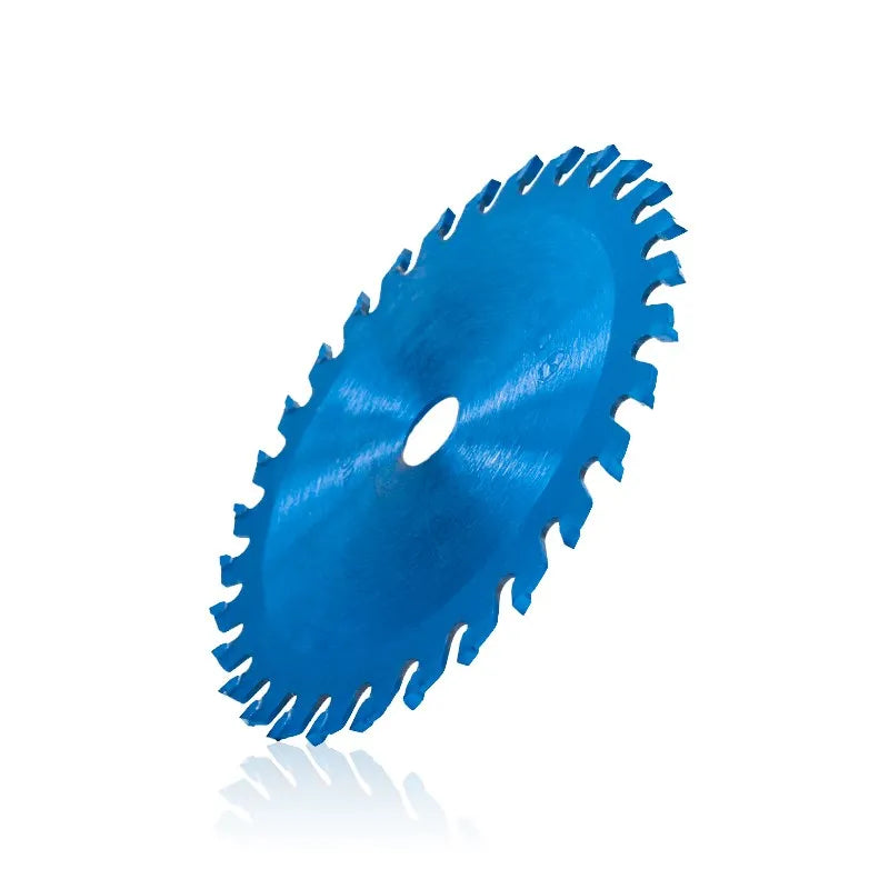 CMCP 85mm Saw Blade For Wood 24/30/36T Nano Blue Coated Mini Circular Saw Blade 85x10/15mm Carbide Cutting Disc TCT Saw Blade