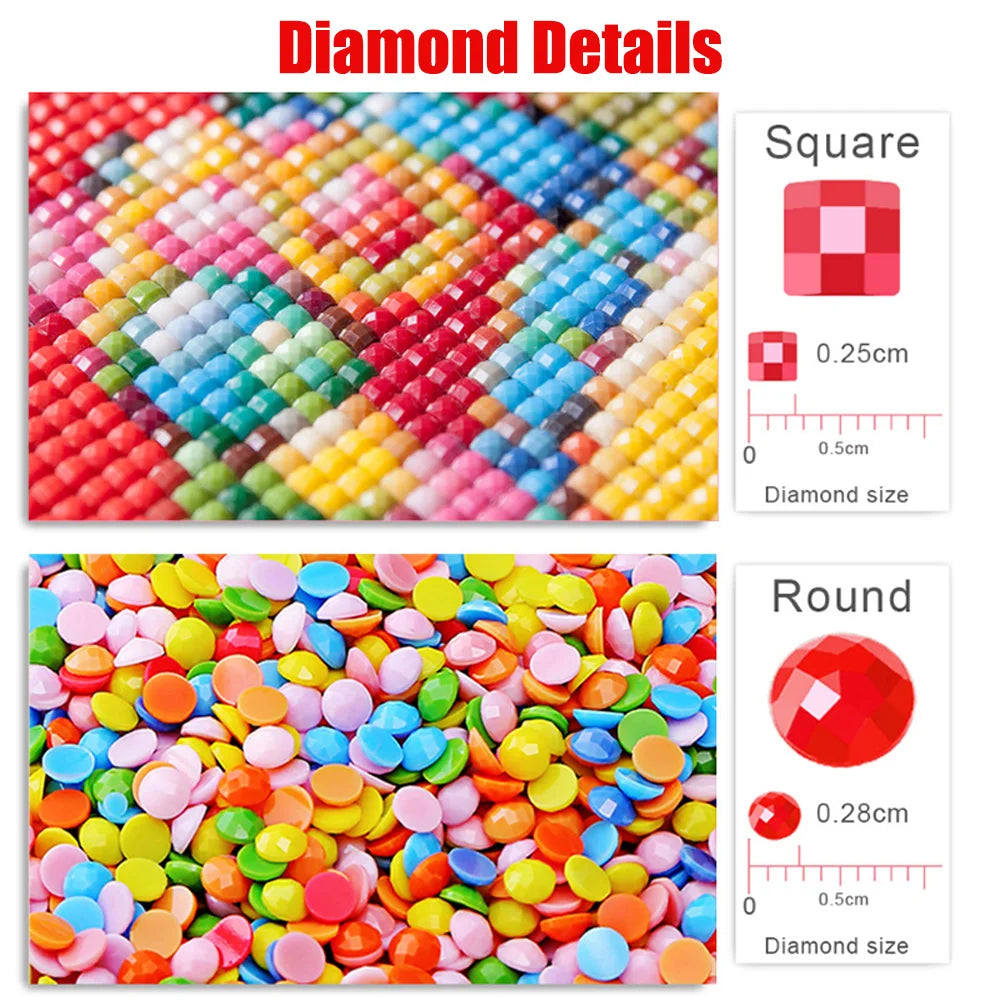 Swan Diamond Painting Landscape 5D DIY Love Diamond Embroidery Set Full Diamond Couple Animal Mosaic Rhinestone Home Decoration