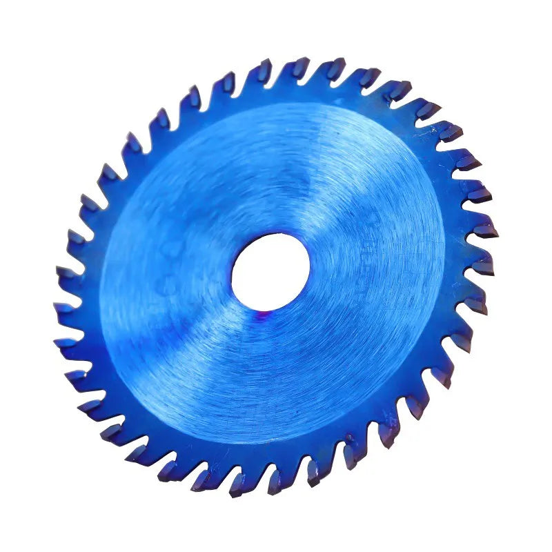 CMCP 85mm Saw Blade For Wood 24/30/36T Nano Blue Coated Mini Circular Saw Blade 85x10/15mm Carbide Cutting Disc TCT Saw Blade