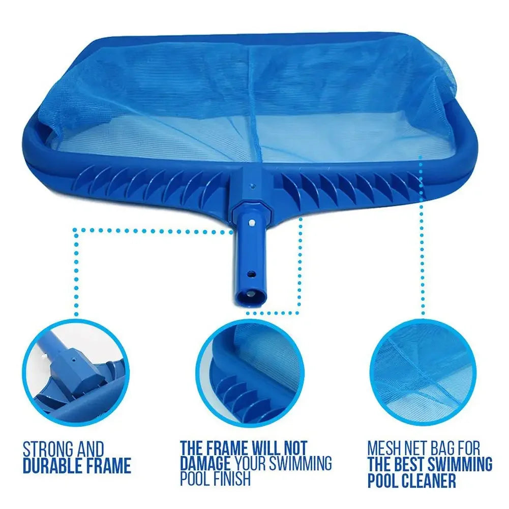 Swimming Cleaning Net with Handle Outdoor Pool Cleaning Net Retractable Portable Multi-function Eco-friendly Professional Tools