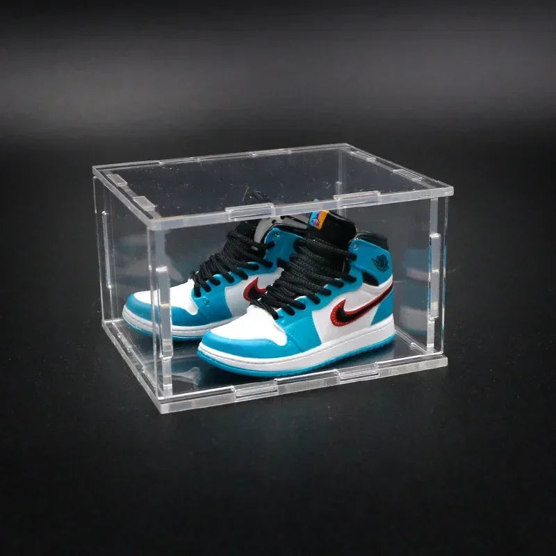 Birthday Gift AJ1 Shoe Model Three-dimensional Sneakers Cake Decoration Car Ornament Jewelry Mini Shoe Model Wall Shoes Gift Box