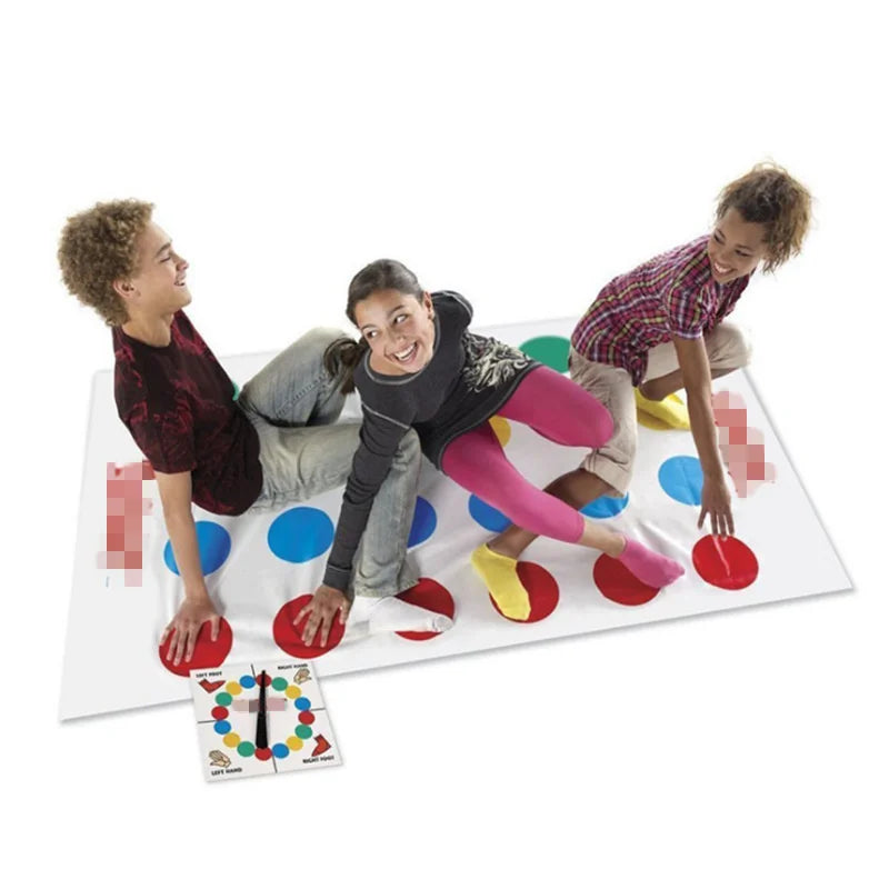 Parent Child Interactive Game Body Balance Blanket Classic Twister Party Children's Body Twisting Music Educational Sports Toys