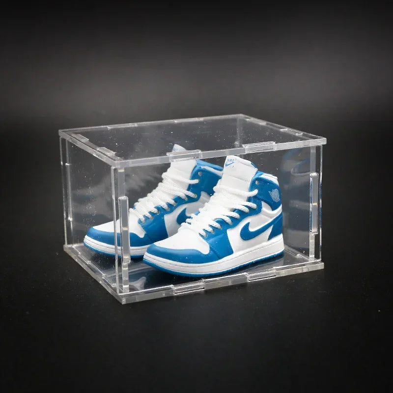 Birthday Gift AJ1 Shoe Model Three-dimensional Sneakers Cake Decoration Car Ornament Jewelry Mini Shoe Model Wall Shoes Gift Box