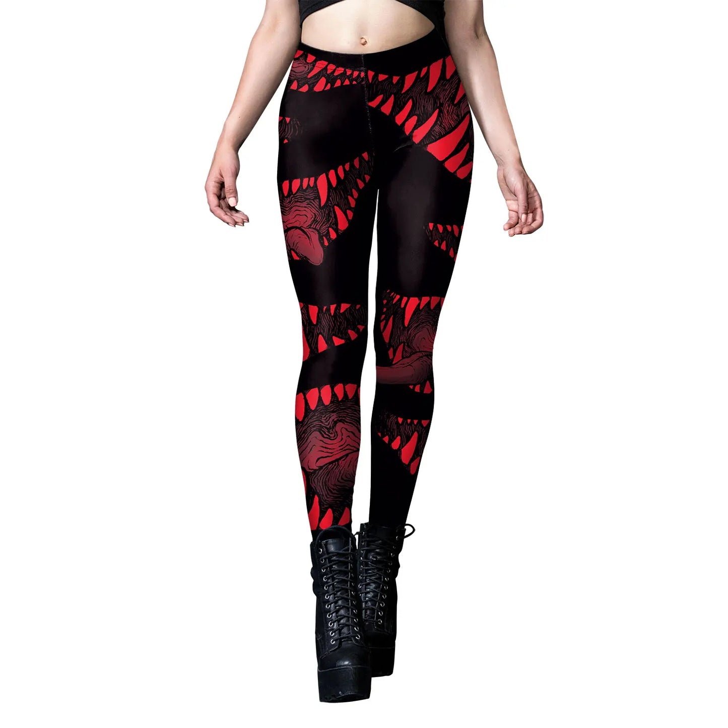 [You're My Secret] Legging for Women 3D Divination Print Goth Style Ankle Pants Sexy Stretch Leggin Sport High Waist Yoga Pants