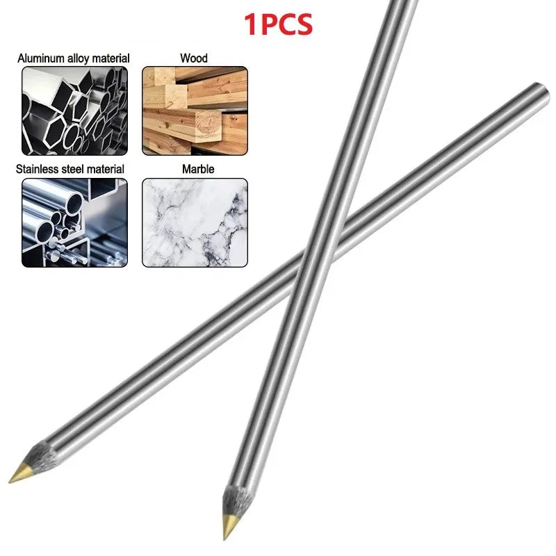 Alloy Scribe Pen Carbide Scriber Pen Metal Wood Glass Tile Cutting Marker Pencil Metalworking Woodworking Hand Tools