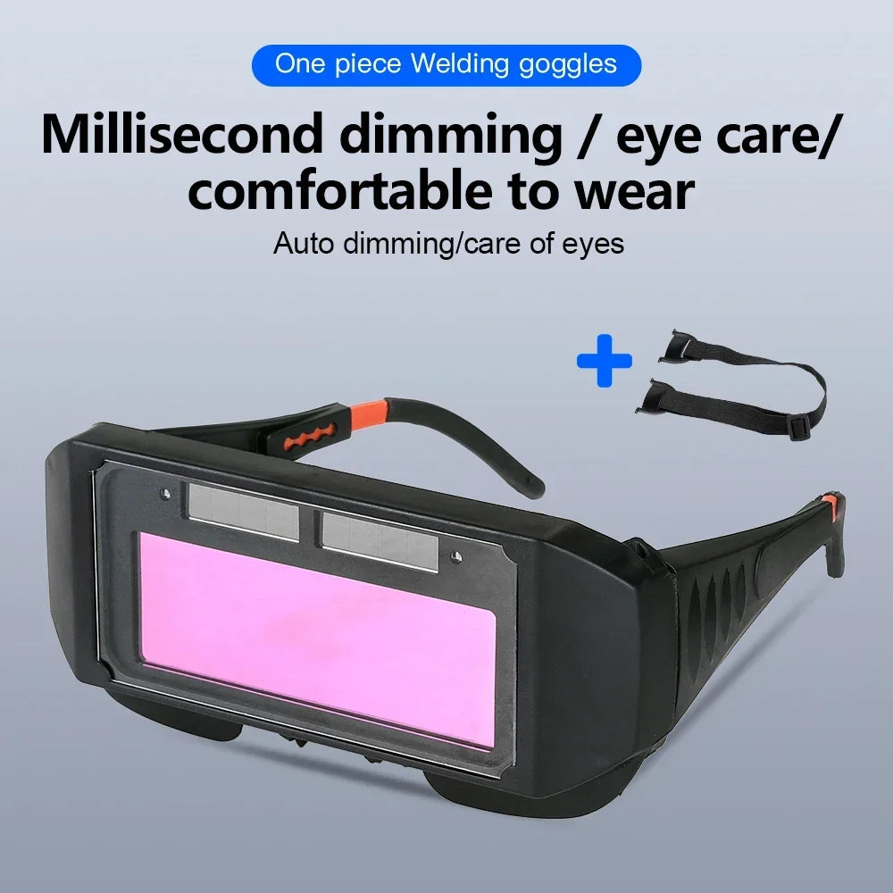 Automatic Dimming Welding Glasses Light Change Auto Darkening Anti- Eyes Shield Goggle for Welding Masks EyeGlasses Accessories