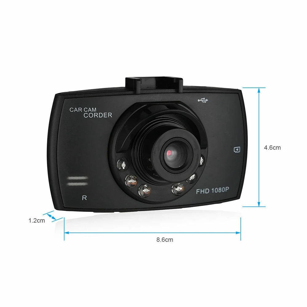 Full HD Car DVR Camera Tachograph Night Vision Digital Car Dash Cam Recorder G-sensor Vehicle Dashboard Camera