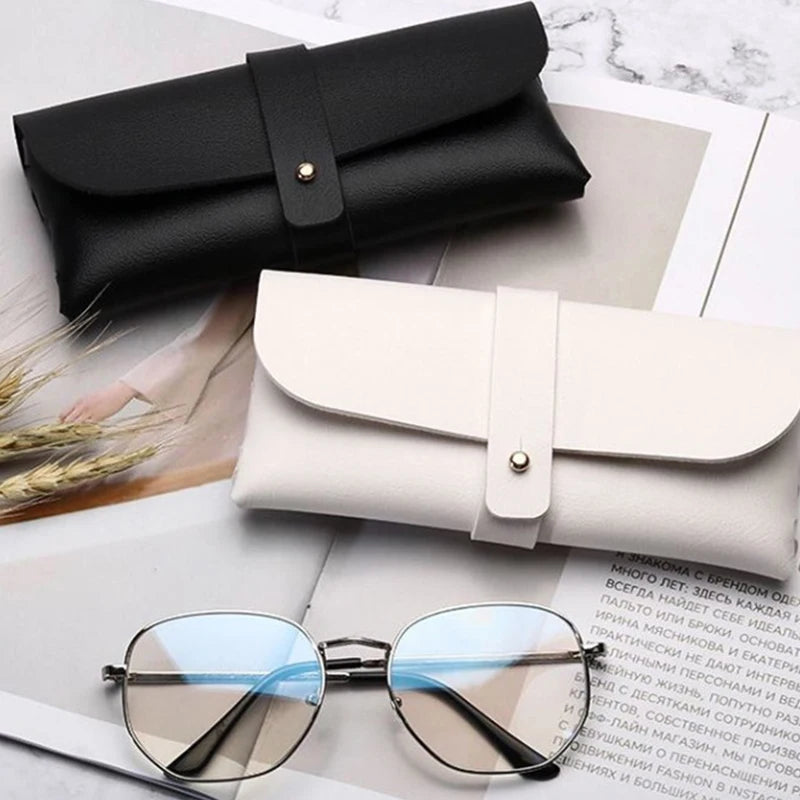 Wholesale Soft Package Leather Sunglasses Case Presbyopia Myopia Glasses Packaging Box Eyes Sunglasses Storage Boxes