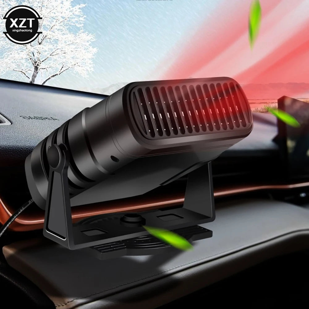 Car Heaters Portable 12/24V Car Heater 2 in 1 Fast Heating Cooling Windshield Defroster Defogger for Car SUV Truck RV Trailer