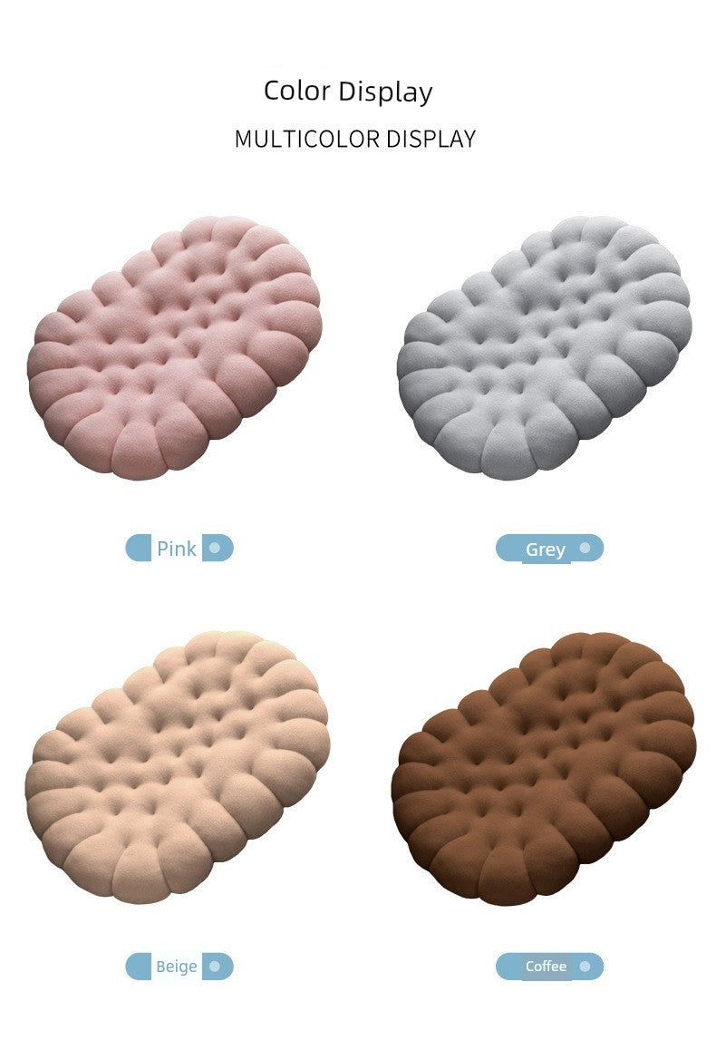 New Office Bench Seat Cushion Student's Chair Cushion Oval Biscuit Floor Seat Cushion Cushion