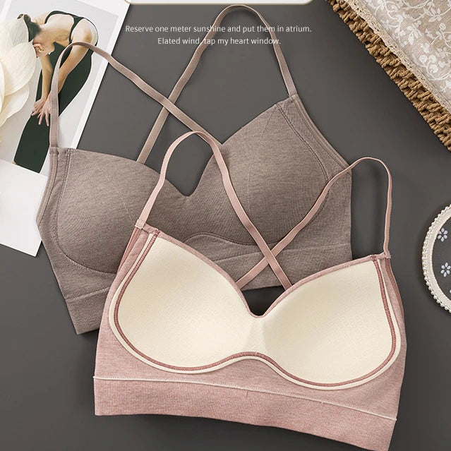 Women Bra for Women One Piece Beauty Back Cropped Top Female Lingerie Sexy Woman's Tube Tops Girls Adjustable Underwear Bralette