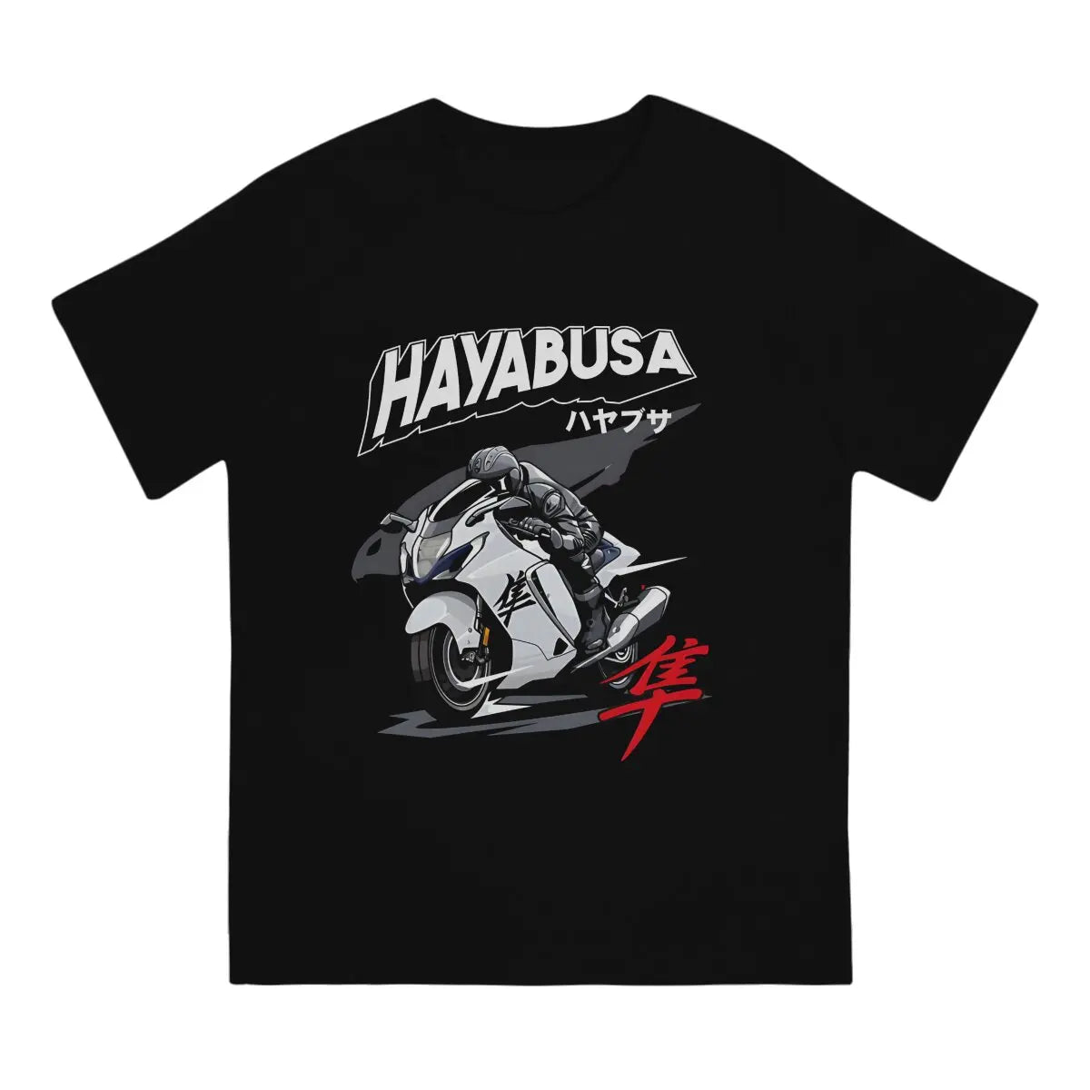 Cool Men's T Shirt Hayabusa Vintage Tees Short Sleeve Crewneck T-Shirt Pure Cotton Gift Idea Clothes